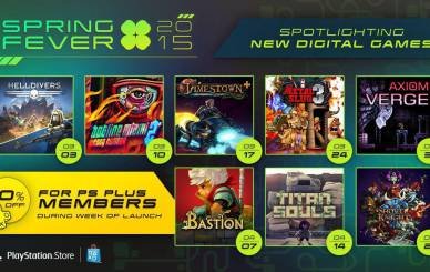 Descuentos de Sony en la Spring Fever 2015