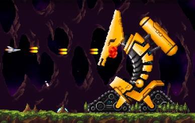 Hoy salió el último juego de Locomalito: Super Hydorah